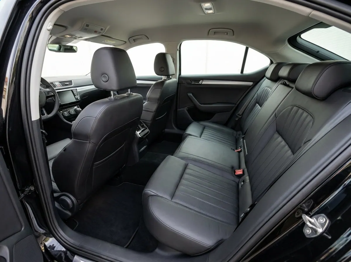 Spacious rear seating for longer mainland and coastal journeys