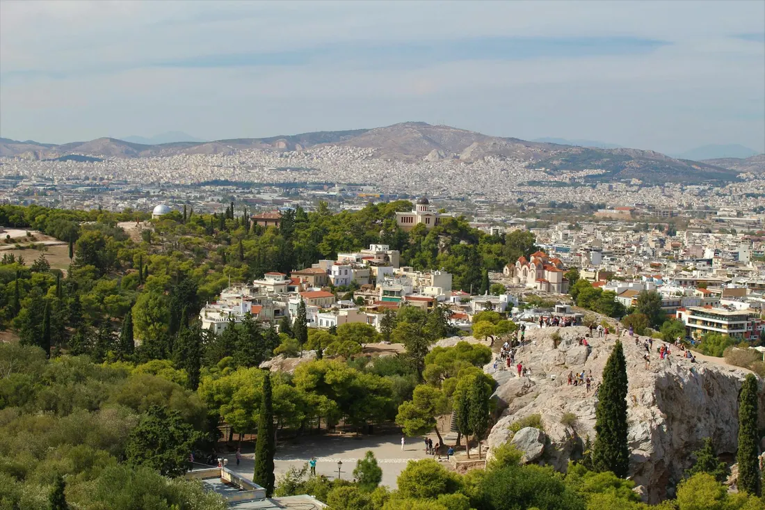 The Acropolis rock and Athens skyline — private tours and transfers across Attica